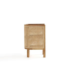 Manhattan Comfort Versailles Industry Chic End Table in Natural