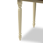 Baxton Studio Napoleon French Country Cottage Buttermilk and "Cherry" Brown Finishing Wood Dining Table