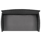 Manhattan Comfort Imperia Modern 4-Piece Conversation Set in Black and Gray