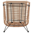 Manhattan Comfort Antibes Modern 3-Piece Conversation Set in Tan and Cream