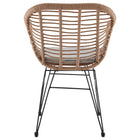 Manhattan Comfort Antibes Modern 3-Piece Conversation Set in Tan and Gray