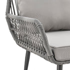 Manhattan Comfort Cannes Modern 3-Piece Conversation Set in Gray