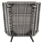 Manhattan Comfort Cannes Modern 3-Piece Conversation Set in Gray
