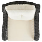 Manhattan Comfort Fruttuo Traditional 3-Piece Conversation Set in Cream and Black