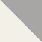 Manhattan Comfort Portofino Modern 4-Piece Conversation Set in Gray and Cream