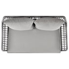 Manhattan Comfort Portofino Modern 4-Piece Conversation Set in Gray
