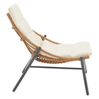 Manhattan Comfort Sunset Modern 3-Piece Conversation Set in Cream