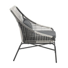 Manhattan Comfort Ashland Modern 5-Piece Conversation Set in Gray