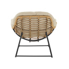Manhattan Comfort Benson Modern 3-Piece Lounge Chair Set in Cream
