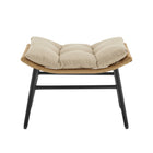 Manhattan Comfort Benson Modern 3-Piece Lounge Chair Set in Cream