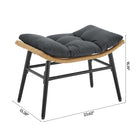 Manhattan Comfort Benson Modern 3-Piece Lounge Chair Set in Gray