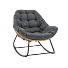 Manhattan Comfort Benson Modern 3-Piece Lounge Chair Set in Gray