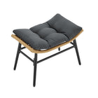 Manhattan Comfort Benson Modern 3-Piece Lounge Chair Set in Gray