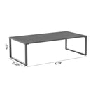 Manhattan Comfort Sunnyside Modern 2-Piece Conversation Set in Gray