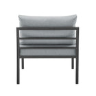 Manhattan Comfort Sunnyside Modern 2-Piece Conversation Set in Gray