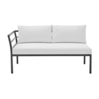 Manhattan Comfort Sunnyside Modern 2-Piece Conversation Set in White