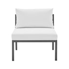 Manhattan Comfort Sunnyside Modern 2-Piece Conversation Set in White