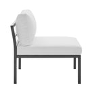 Manhattan Comfort Sunnyside Modern 2-Piece Conversation Set in White
