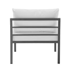 Manhattan Comfort Sunnyside Modern 2-Piece Conversation Set in White