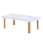 Manhattan Comfort Vine Modern 4-Piece Conversation Set in White
