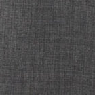 Manhattan Comfort Geta Mid-Century Modern Linen Weave Wood Accent Ottoman in Charcoal