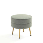 Manhattan Comfort Bailey Mid-Century Modern Upholstered Accent Ottoman in Sage Green - OT003-SG