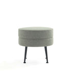 Manhattan Comfort Bailey Mid-Century Modern Upholstered Accent Ottoman in Sage Green - OT003-SGB