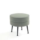 Manhattan Comfort Bailey Mid-Century Modern Upholstered Accent Ottoman in Sage Green - OT003-SGB