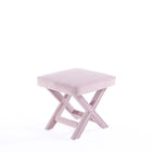 Manhattan Comfort Abigail Mid-Century Modern Velvet Upholstered Accent Bench in Pink - OT004-PK