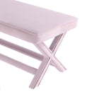 Manhattan Comfort Abigail Mid-Century Modern Velvet Upholstered Accent Bench in Pink - OT005-PK