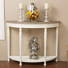 Baxton Studio Vologne Traditional White Wood French Console Table