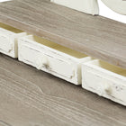 Baxton Studio Anjou Traditional French Accent Dressing Table with Mirror