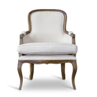 Baxton Studio Napoleon Traditional French Accent Chair-Ash