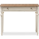 Baxton Studio Marquetterie French Provincial Weathered Oak and Whitewash Writing Desk