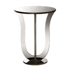 Baxton Studio Kylie Modern and Contemporary Hollywood Regency Glamour Style Mirrored Accent Side Table