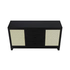Manhattan Comfort Sheridan Mid-Century Modern 59" Sideboard in Black
