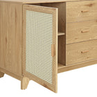 Manhattan Comfort Sheridan Mid-Century Modern 59" Sideboard in Natural