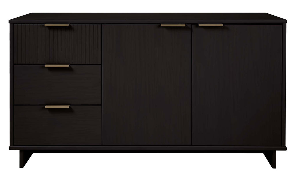Manhattan Comfort Granville Modern 55" Sideboard in Black