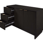 Manhattan Comfort Granville Modern 55" Sideboard in Black