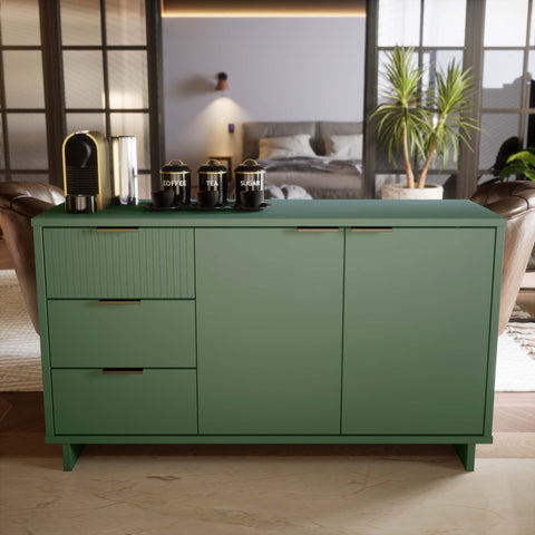 Manhattan Comfort Granville Modern 55" Sideboard in Sage Green