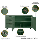 Manhattan Comfort Granville Modern 55" Sideboard in Sage Green