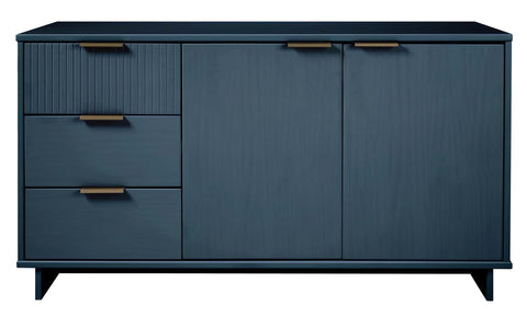 Manhattan Comfort Granville Modern 55" Sideboard in Midnight Blue