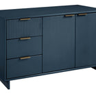 Manhattan Comfort Granville Modern 55" Sideboard in Midnight Blue