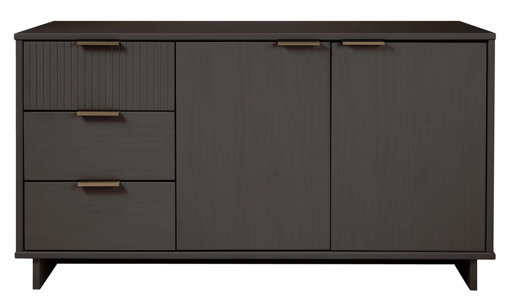Manhattan Comfort Granville Modern 55" Sideboard in Charcoal Gray