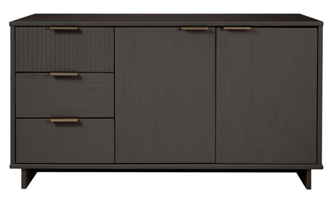Manhattan Comfort Granville Modern 55" Sideboard in Charcoal Gray