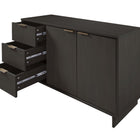 Manhattan Comfort Granville Modern 55" Sideboard in Charcoal Gray