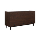 Manhattan Comfort Duane Mid-Century Modern 59" Fluted Sideboard in Black