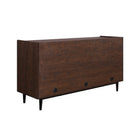Manhattan Comfort Duane Mid-Century Modern 59" Fluted Sideboard in Navy Blue