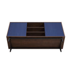 Manhattan Comfort Duane Mid-Century Modern 59" Fluted Sideboard in Navy Blue