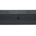 Manhattan Comfort Jodie Mid-Century Modern 65" Fluted Sideboard in Charcoal Gray